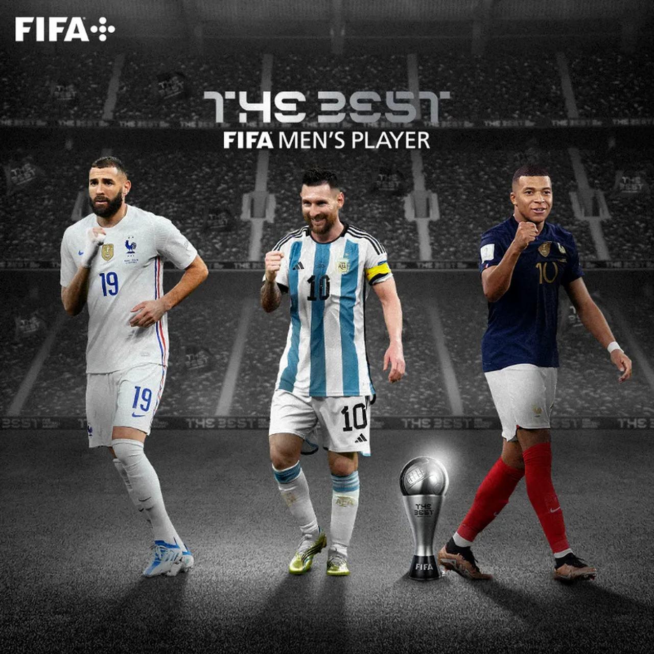 Fifa indica Messi, Benzema e Mbappé como finalistas para prêmio The Best  2023 - Jogada - Diário do Nordeste